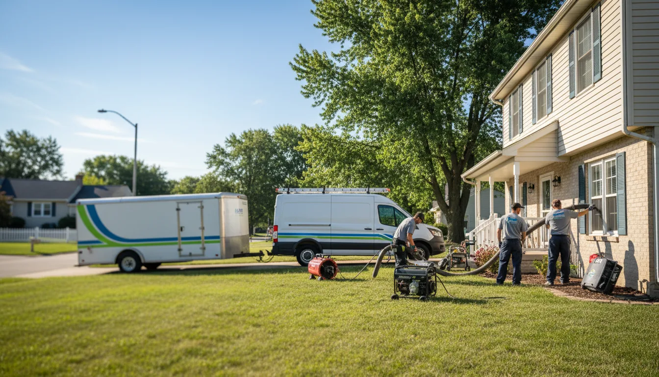 Flooded Basement Restoration And Cleanup With Repair in Ricketts, IA near me
